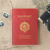 Life is journey ライフイズジャーニー(レッド) 招待状